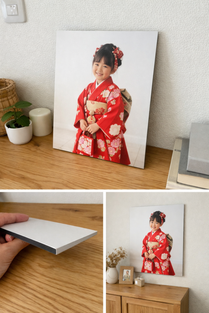 七五三のフォトパネル