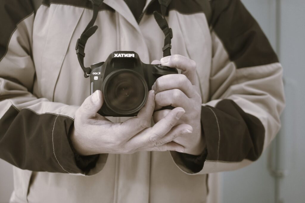 カメラマンの写真